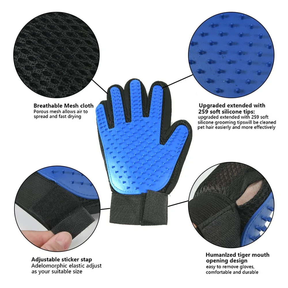 Pet+ presents Pet Grooming Gloves | Pet Grooming | Pet Accessories | Pet Supplies