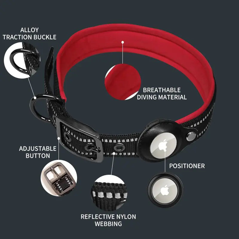 Pet+ presents Airtag Harness Vest Leash Collar Set | Pet Accessories | Pet Training | Pet Tracking