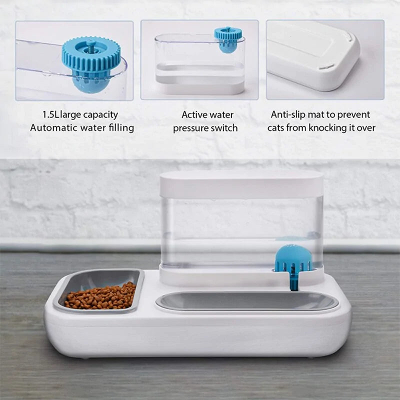 Pet+ presents Premium 4 Style Pet Feeder Bowls | For All Pets