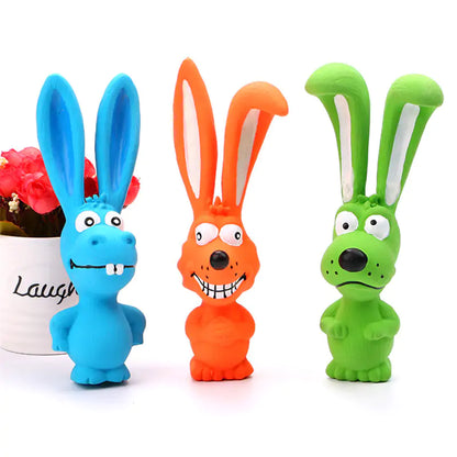 Pet+ presents Sound Bite Chew Toy | Chicken | Duck | Pig | Rabbit | Ball | Bone