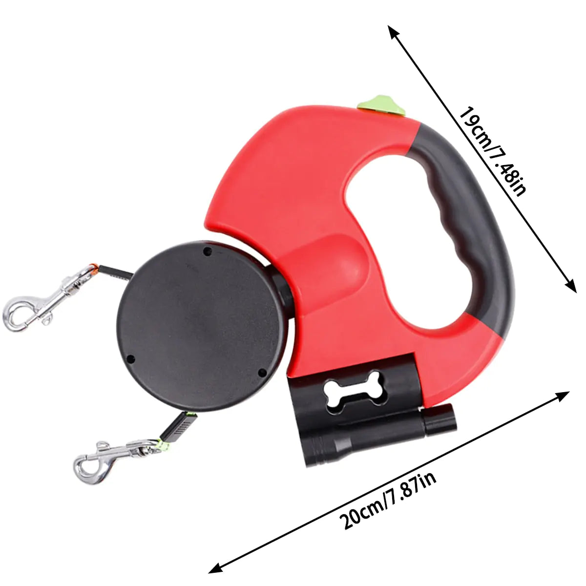 Pet+ presents Dual Retractable Smart Leash | Pet Accessories | Pet Supplies | Pet Leash