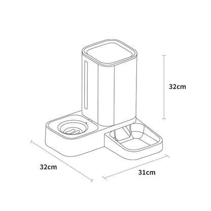Pet+ presents Auto-Feeder | For Cat and Small Dogs, Pups