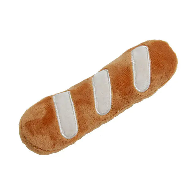 Pet+ presents Squeaky Fruits | Interactive Pet Toys | Watermelon | Kiwi | Avocado | Mango | Ice-cream | Bread