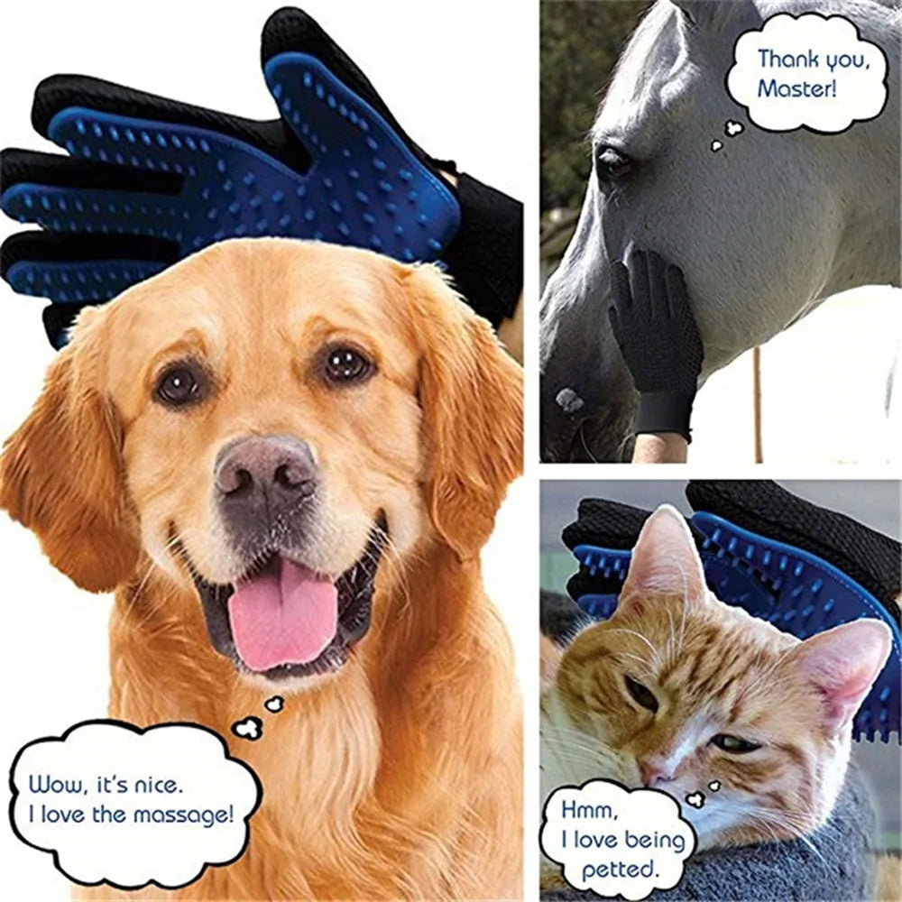 Pet+ presents Pet Grooming Gloves | Pet Grooming | Pet Accessories | Pet Supplies