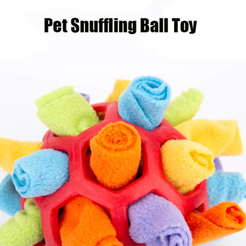 Pet+ presents Dog Puzzle Toy | Slow Feeder | Training Toy | Portable Snuffle Ball | Encourage Natural Foraging Skills