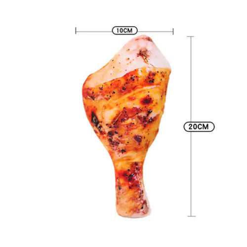 Pet+ presents Squeaky Meals | Interactive Pet Toy | Chicken | Steak | Egg | Shrimp | Bread | Ice-cream | Lettuce | Potato | Corn | Cucumber