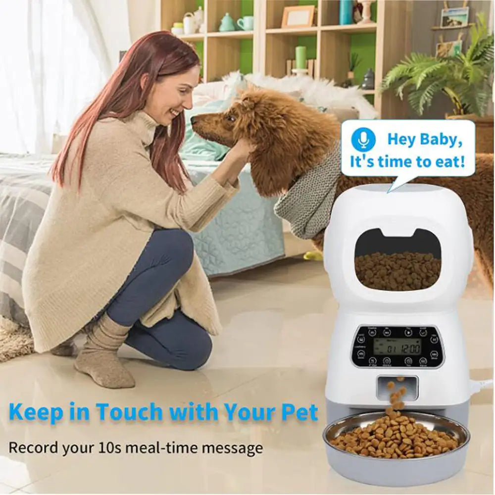 Pet+ presents 3.5L Auto Dog Cat Feeder | For All Pets