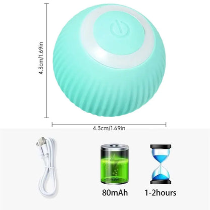 Pet+ presents Smart Rolling Ball | Cat and Dog Toys | Auto Rolling Ball | Self Moving Ball | Pet Accessories