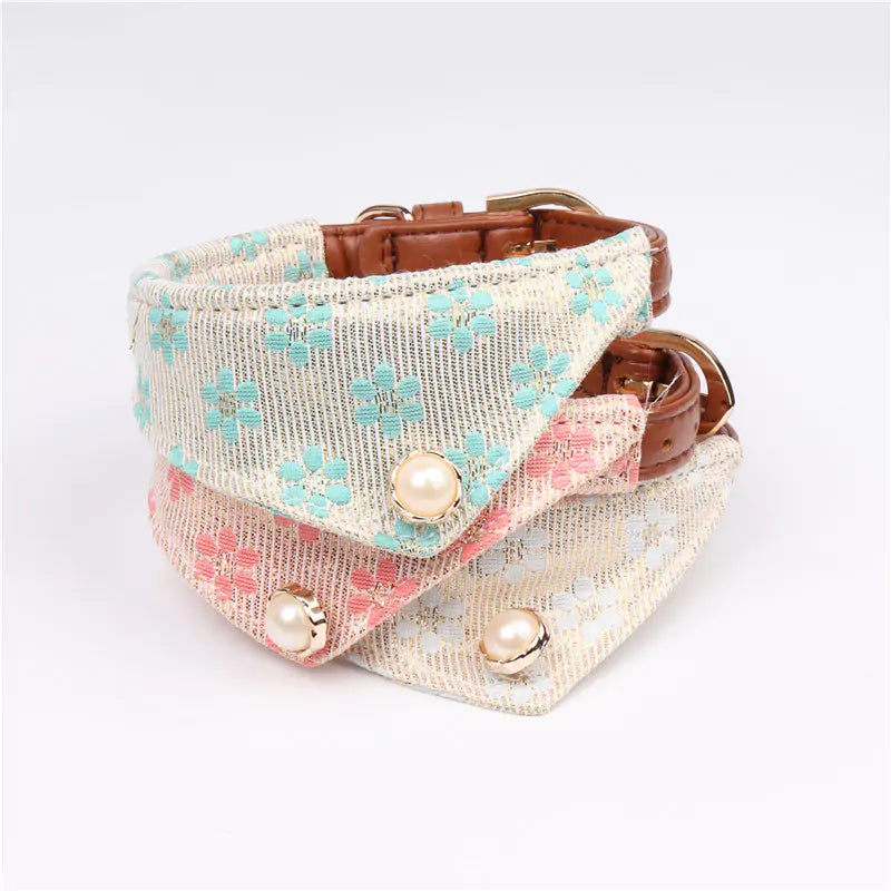 Pet+ presents Bowknot Leather Collars | Pet Collars | Pet Accessories