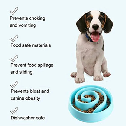 Pet+ presents Slow Feeder Bowl | Pet Bowls | Dog Bowls | Pet Supplies