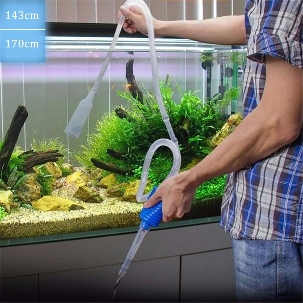 Pet+ presents Aquarium Vacuum Cleaner | Aquarium Accessories | Aquarium Cleaning Supplies