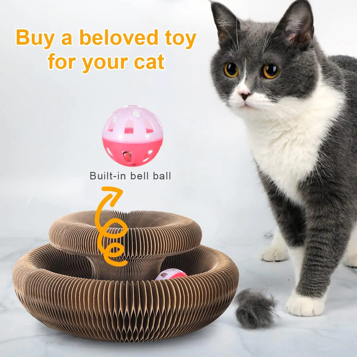 Pet+ presents Cat Scratch Multi Toy | Cat Toys