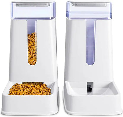Pet+ presents Gravity Feeder and Water Dispenser | Automatic Feeder | For Cats & Small Dogs/Puppies
