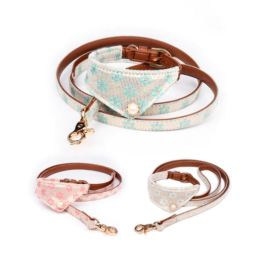 Pet+ presents Bowknot Leather Collars | Pet Collars | Pet Accessories