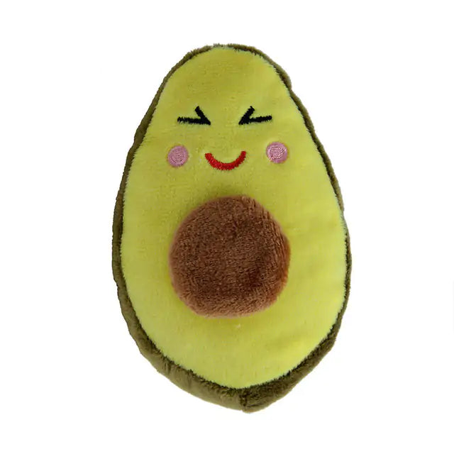 Pet+ presents Squeaky Fruits | Interactive Pet Toys | Watermelon | Kiwi | Avocado | Mango | Ice-cream | Bread
