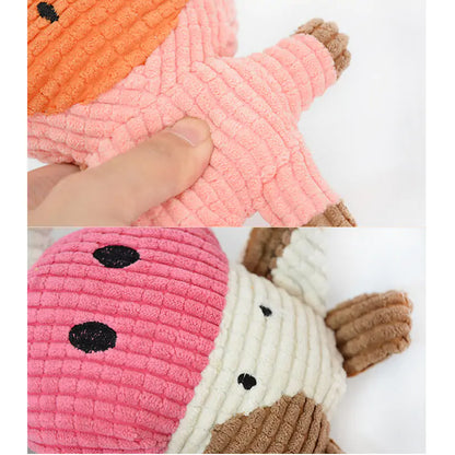 Pet+ presents Squeaky Animals | Interactive Pet Toys | Lion | Cow | Koala | Monkey | Pig | Rabbit | Elephant