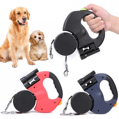 Pet+ presents Dual Retractable Smart Leash | Pet Accessories | Pet Supplies | Pet Leash