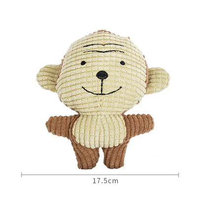 Pet+ presents Squeaky Animals | Interactive Pet Toys | Lion | Cow | Koala | Monkey | Pig | Rabbit | Elephant