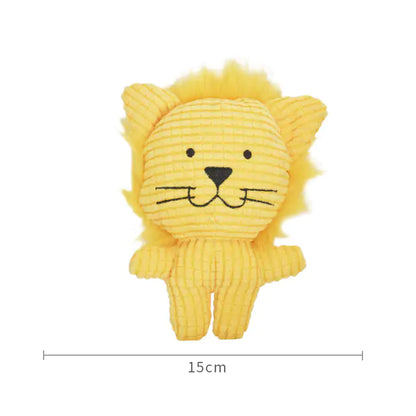 Pet+ presents Squeaky Animals | Interactive Pet Toys | Lion | Cow | Koala | Monkey | Pig | Rabbit | Elephant