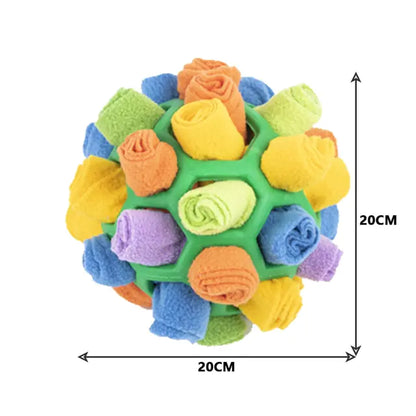 Pet+ presents Dog Puzzle Toy | Slow Feeder | Training Toy | Portable Snuffle Ball | Encourage Natural Foraging Skills